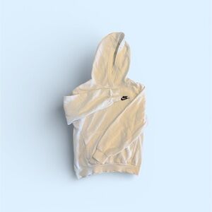 Nike Classic White Kids Pullover Hoodie